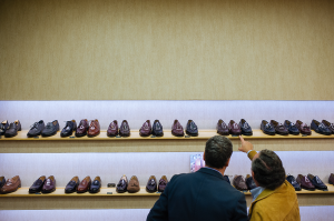 Exposición de zapatos